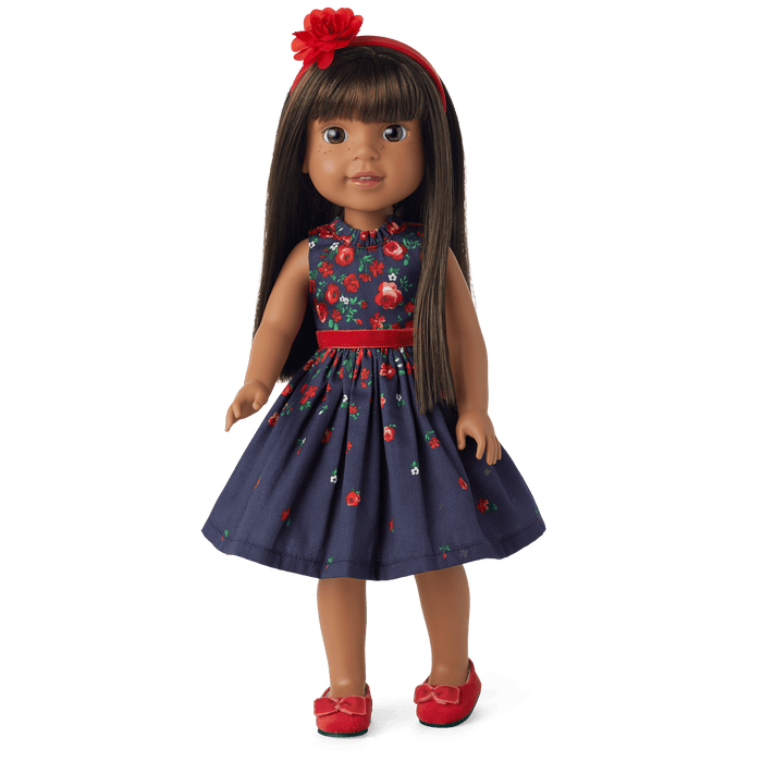 American Girl® x Janie and Jack Wrapped in Roses Party Dress for WellieWishers™ Dolls