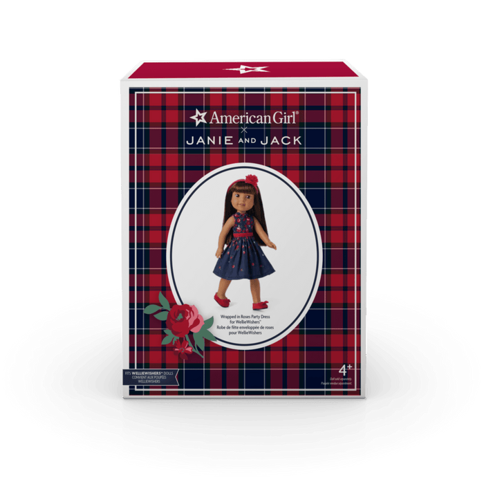 American Girl® x Janie and Jack Wrapped in Roses Party Dress for WellieWishers™ Dolls