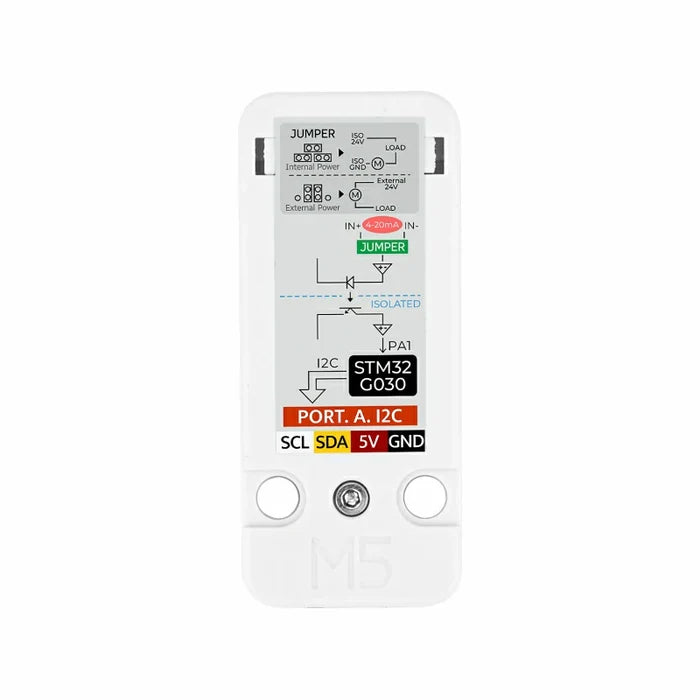 Analog to I2C Unit 4-20mA Input (STM32G030) - m5stack-store