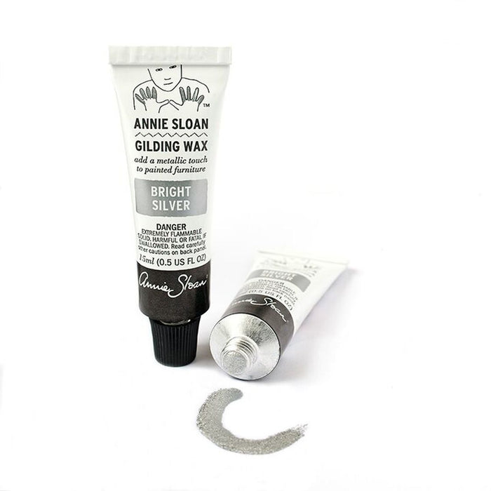 Annie Sloan Gilding Wax Bright Silver 15 ml Tube