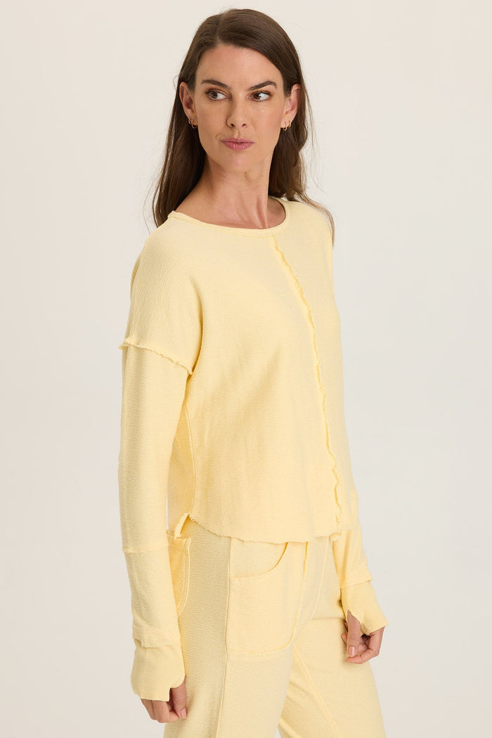 Wearables Annika Long Sleeve Boat Neck Top