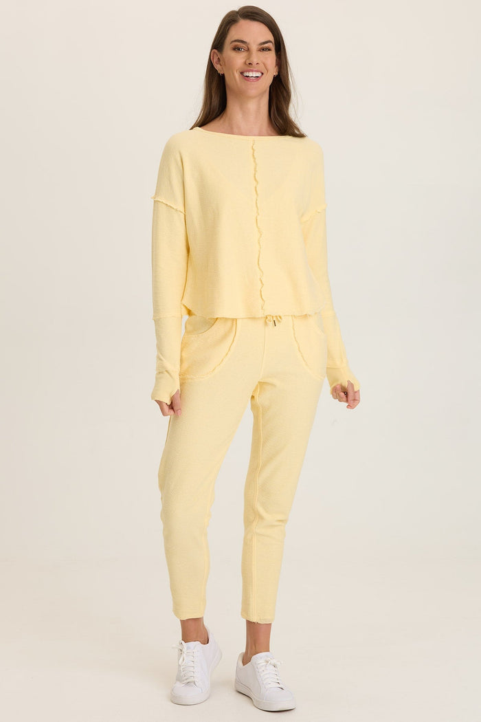 Wearables Annika Long Sleeve Boat Neck Top