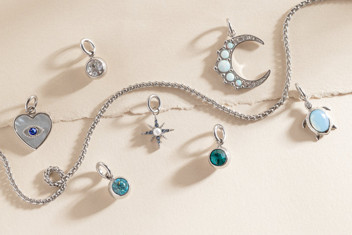 April Birthstone Interchangeable Charm
