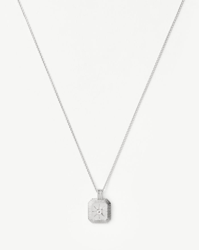 April Birthstone Pendant Necklace | Crystal/April Necklaces Missoma