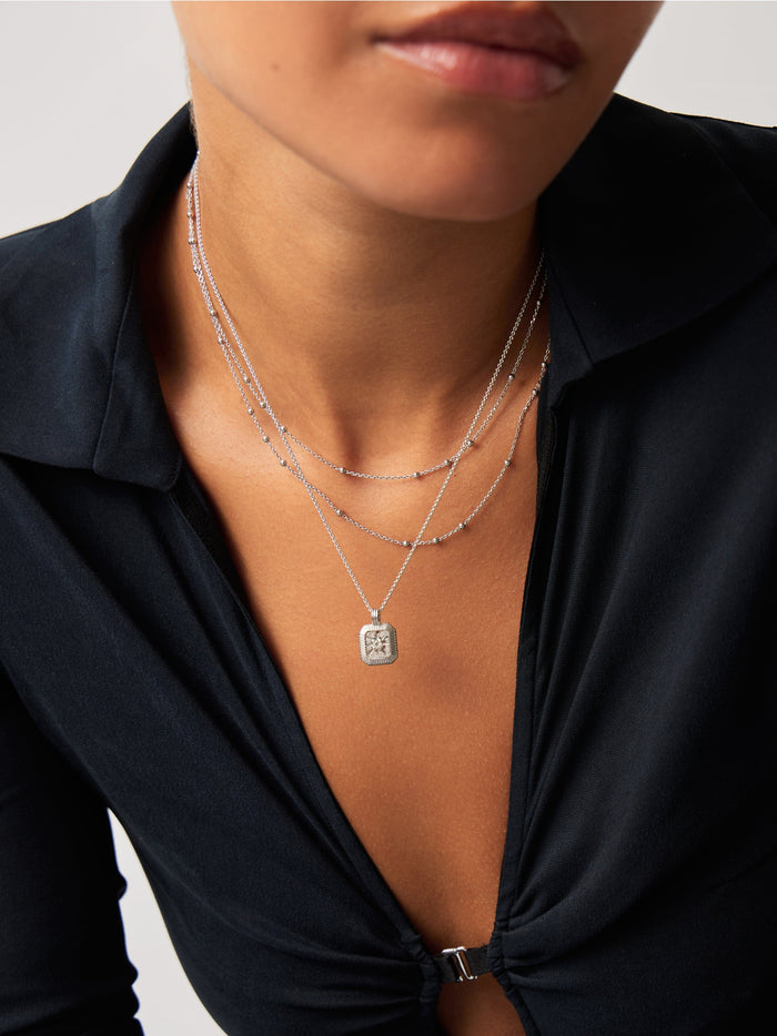 April Birthstone Pendant Necklace | Crystal/April Necklaces Missoma