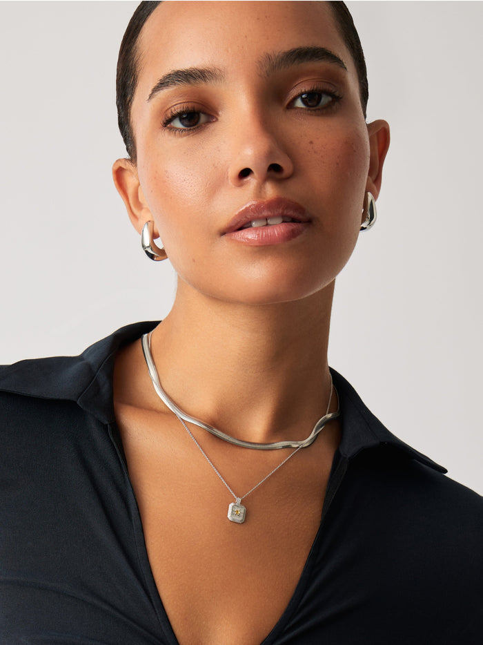 April Birthstone Pendant Necklace | Crystal/April Necklaces Missoma