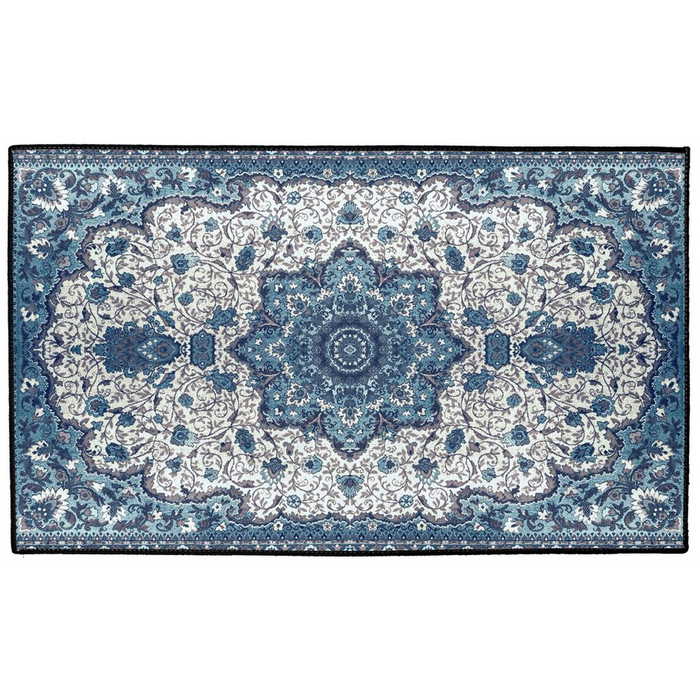 Artemesia Persian Indoor/Outdoor Floor Mat Blue Cream