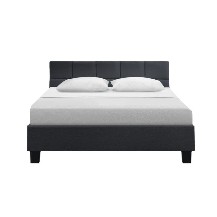 Artiss Bed Frame Queen Size Charcoal TINO -Home Living Store - -