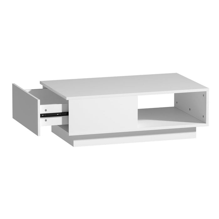 Artiss Coffee Table Led Lights White -Home Living Store - -