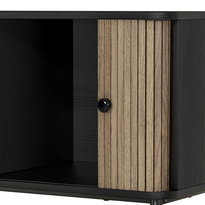 Artiss Entertainment Unit TV Cabinet 150CM Black Boris -Home Living Store - -