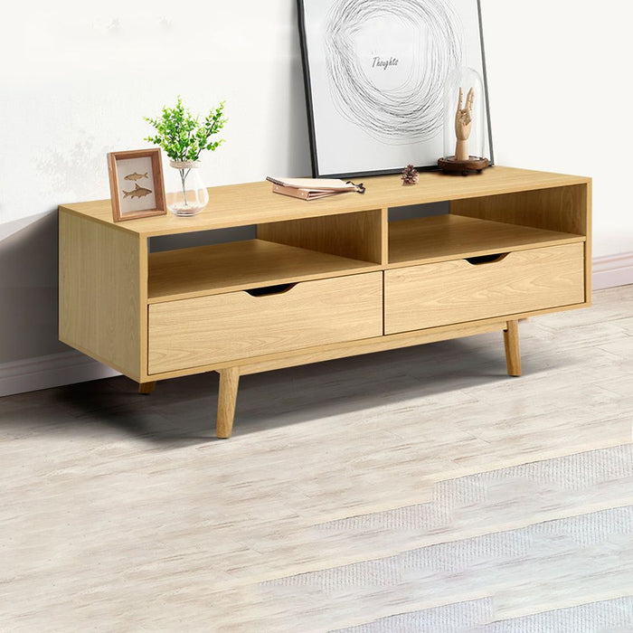 Artiss TV Cabinet Entertainment Unit 120cm Pine Ford -Home Living Store - -