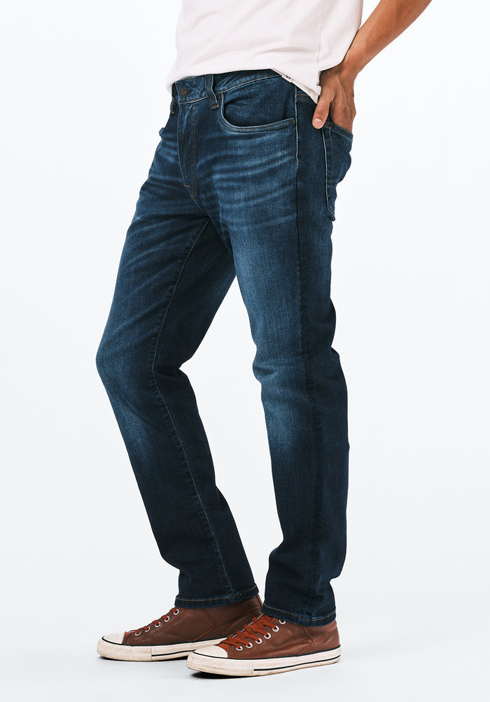 Buffalo Men Jeans Navy Denim Denim Pants Stretch