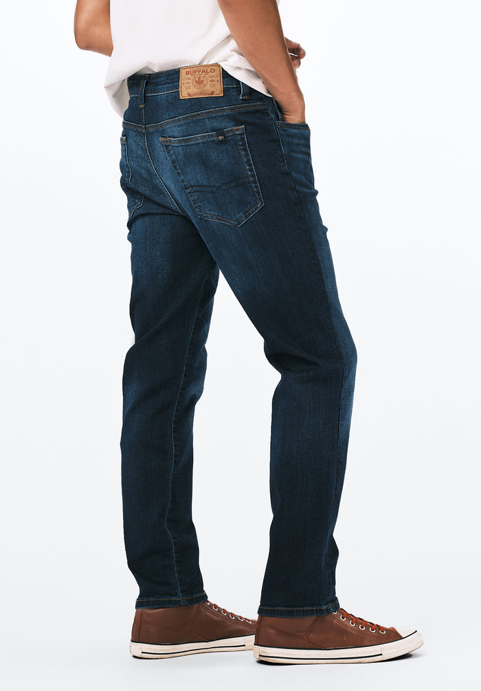 Buffalo Men Jeans Navy Denim Denim Pants Stretch