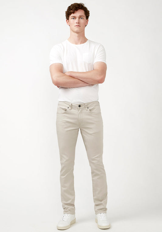 Buffalo Men Pants Brown Denim Denim Pants Stretch