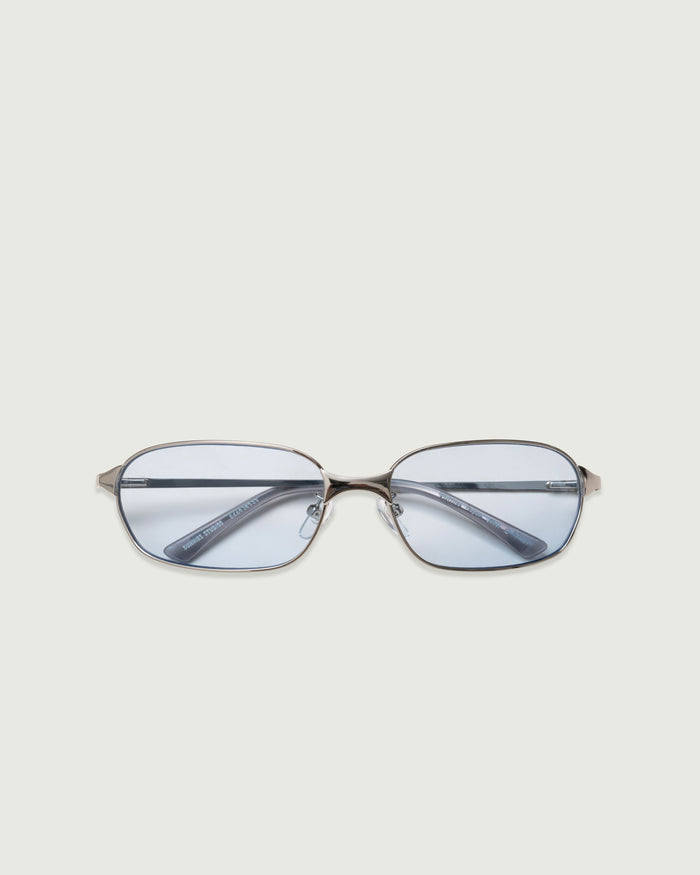Silver Frost::Aspen Sunglasses rectangle Gray metal top