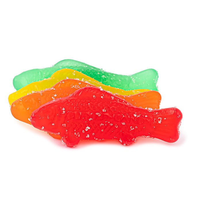 Assorted Sour Gummy Fish Candy - 10 LB