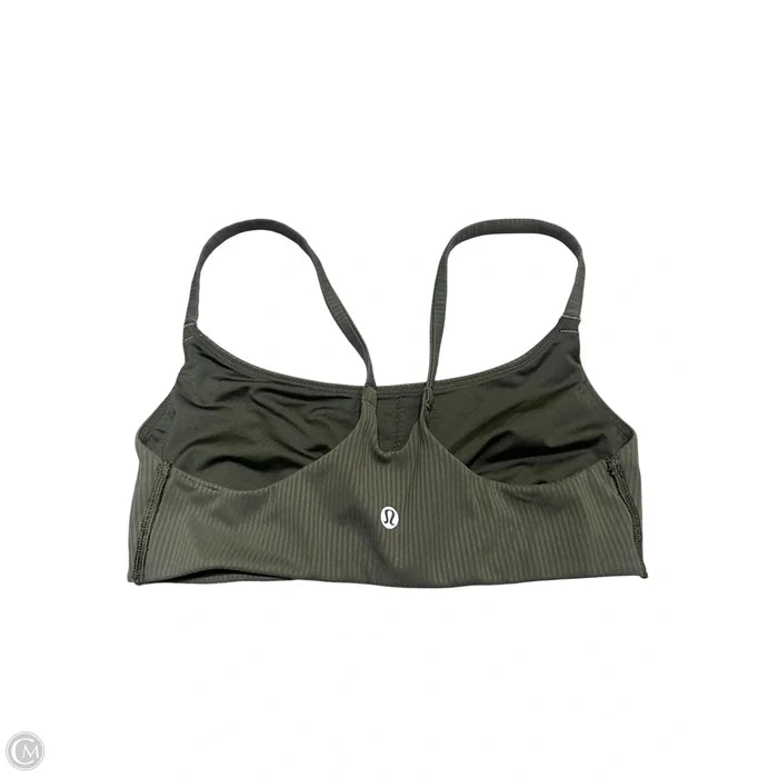 Athletic Bra By Lululemon In Green, Size: 6