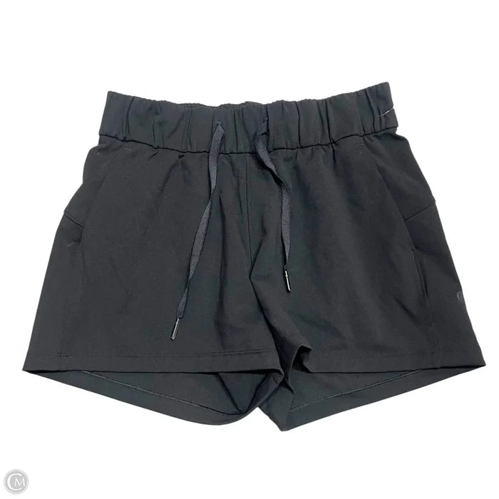 Athletic Shorts By Lululemon In Black, Size: 4