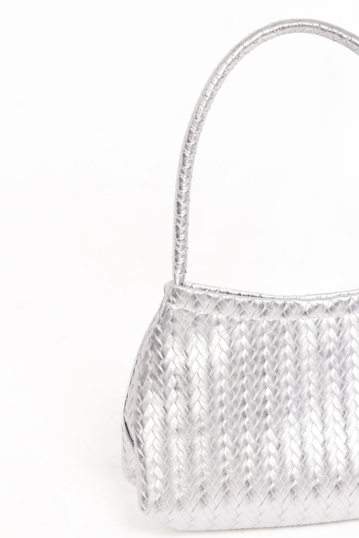 Petal and Pup USA ACCESSORIES Augustine Handbag - Silver One Size