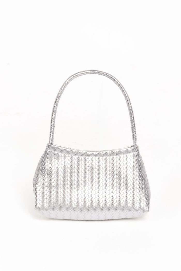 Petal and Pup USA ACCESSORIES Augustine Handbag - Silver One Size