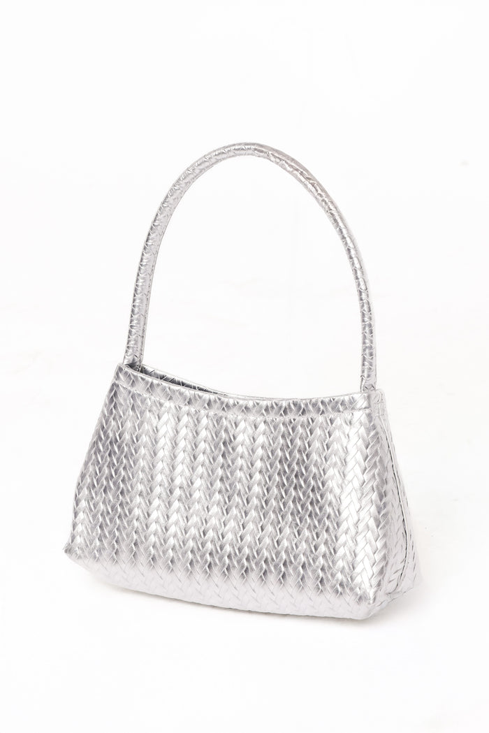 Petal and Pup USA ACCESSORIES Augustine Handbag - Silver One Size