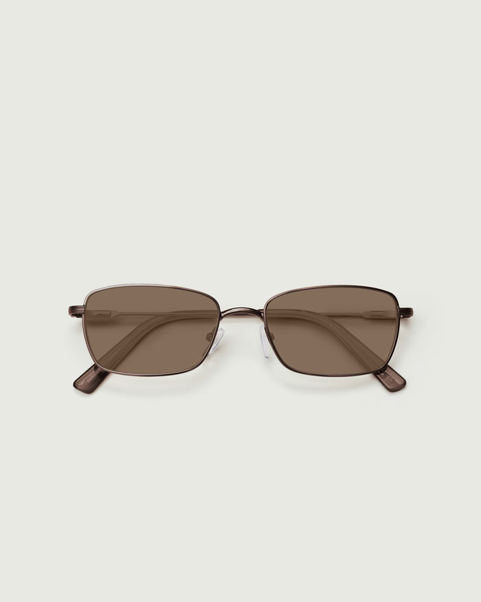 Portobello Adaptive::Austin Eyeglasses rectangle Brown metal top