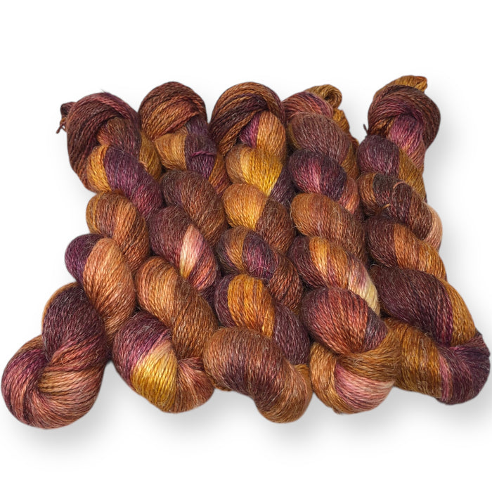 Autumn Beauty - Alpaca Linen Silk DK weight 2 Ply