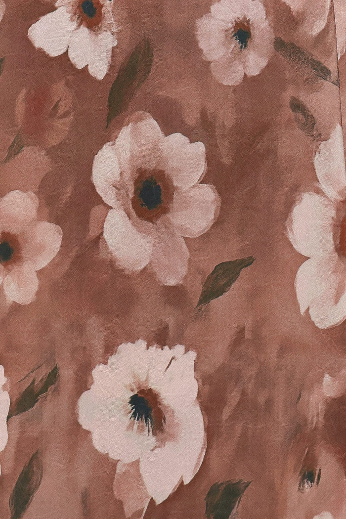 DRESSES Barluin Midi Dress - Brown Floral