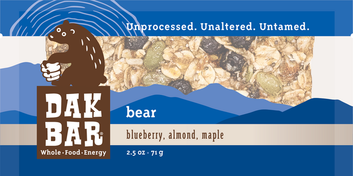 Bear Bar - Almonds, Blueberries & Maple Syrup Snack Bar