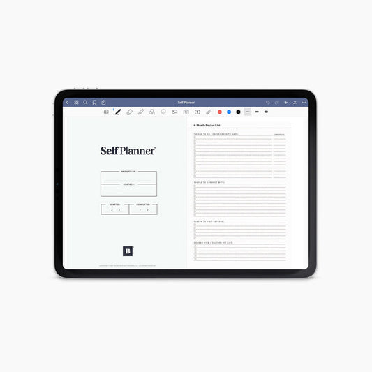 BestSelf Planner GoodNotes App Template (Digital Download) Digital Download Personal Growth