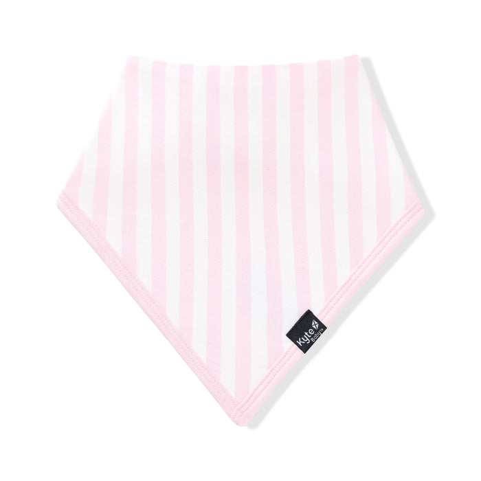 Front of the Bib in Small Sakura Stripe