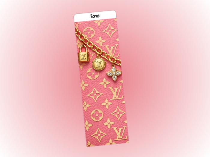 Binder Bookmark | A6 Rings | Pink L Bonus