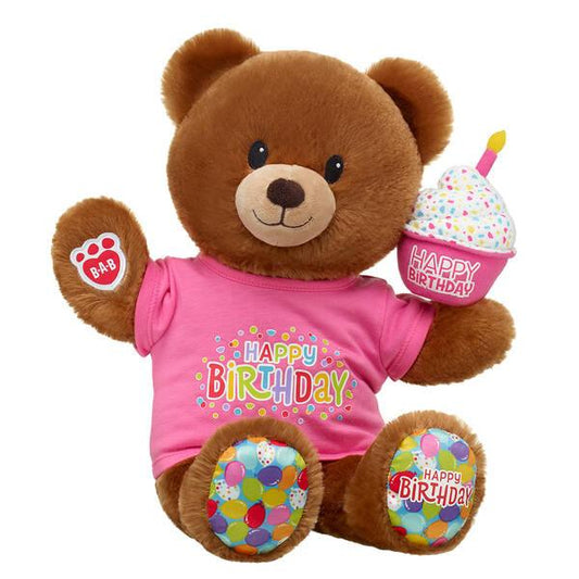 Birthday Bear Pink Happy Birthday Gift Set - Build-A-Bear Workshop Australia