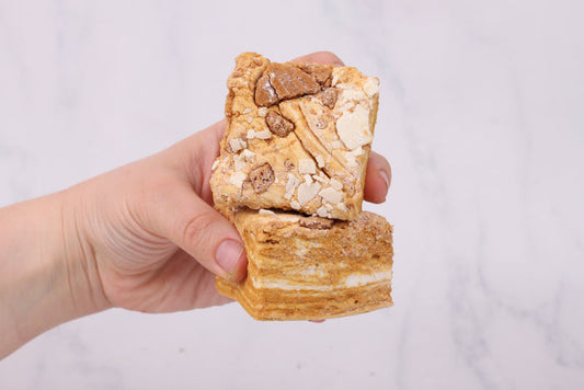 Biscoff & White Chocolate Marshmallows
