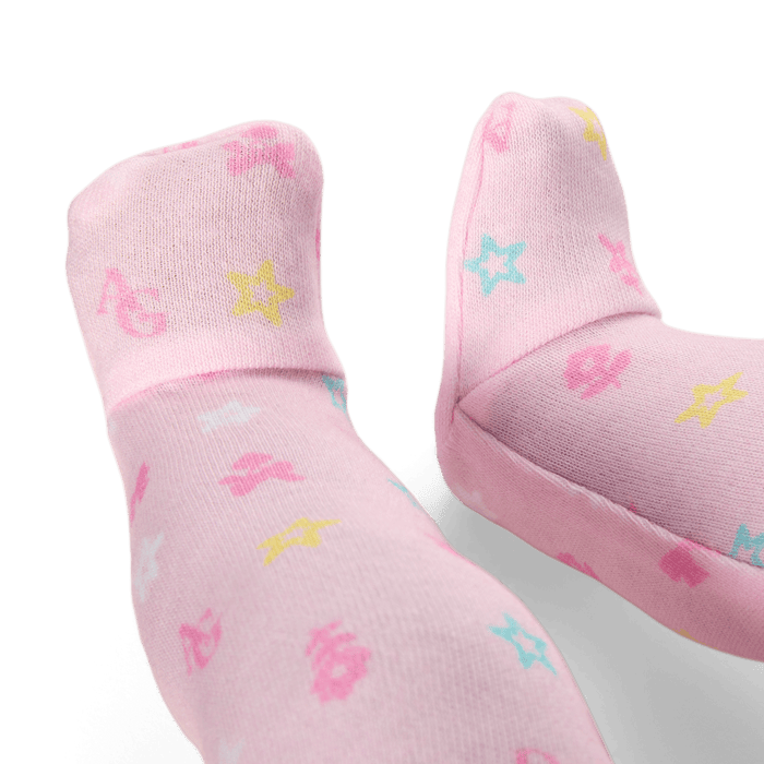 Bitty Baby® Doll #1 with black hair in Pastel Pink
