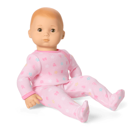 Bitty Baby® Doll #6 with red hair in Pastel Pink
