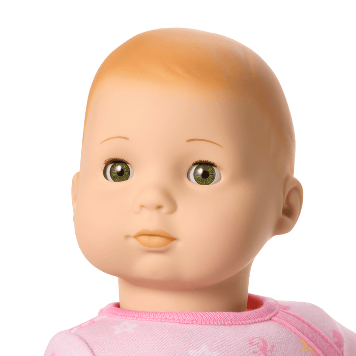 Bitty Baby® Doll #6 with red hair in Pastel Pink