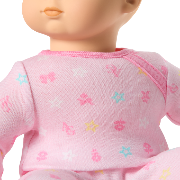 Bitty Baby® Doll #6 with red hair in Pastel Pink