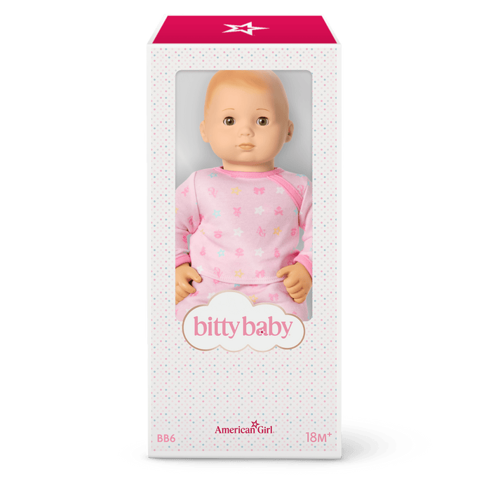 Bitty Baby® Doll #6 with red hair in Pastel Pink