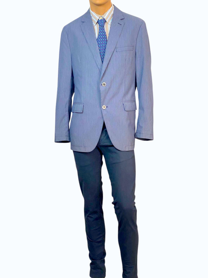 blazer uomo a righe sottili