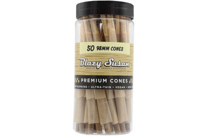Blazy Susan Unbleached Pre-Rolled Cones 50ct