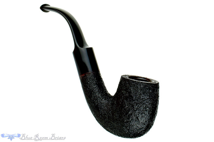 Blue Room Briars is proud to present this Blue Room Briars Pipe Sandblast 3/4 Bent Billiard