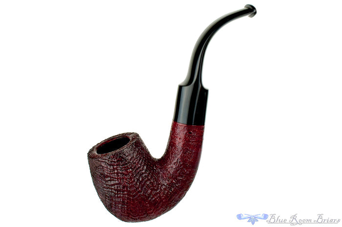 Blue Room Briars is proud to present this Blue Room Briars Pipe Sandblast 3/4 Bent Billiard