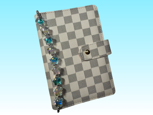 Blue Stars | Binder Chain Charm | Fits A6 Binders