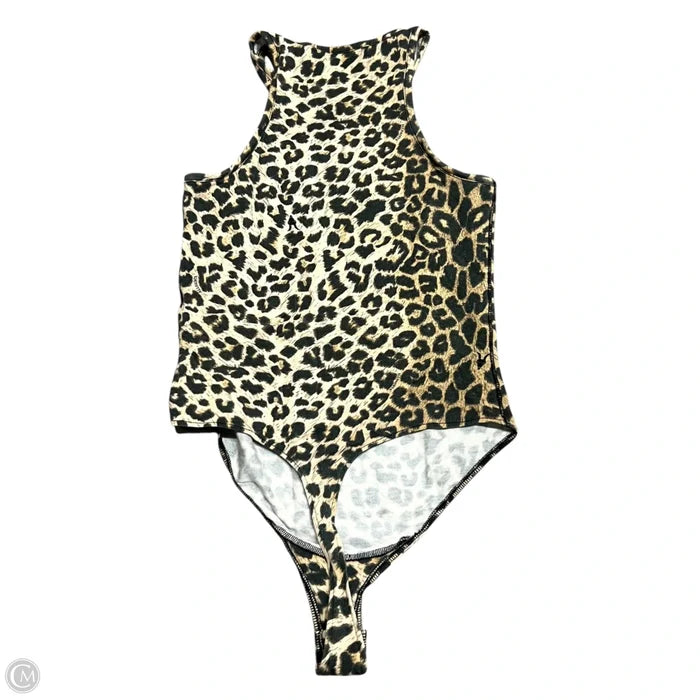 Bodysuit Designer By All Saints In Leopard Print, Size: S