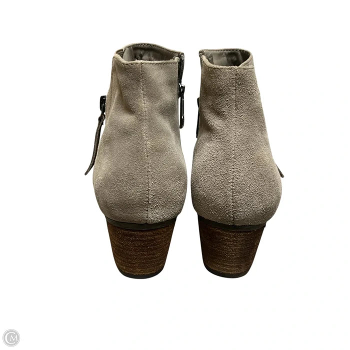 Boots Ankle Heels By Blondo In Taupe, Size: 10