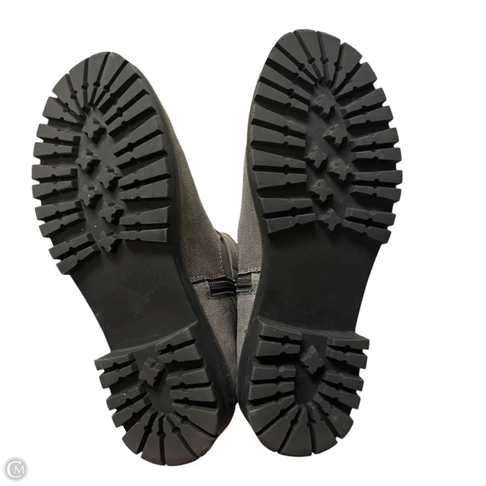 Boots Ankle Heels By Cliffs By White Mountain In Grey, Size: 8.5