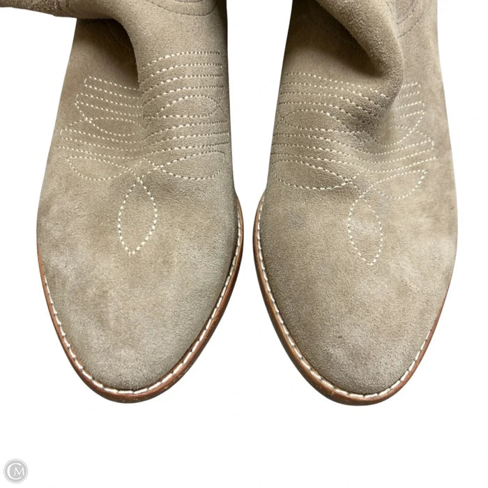 Boots Ankle Heels By Silent D In Beige, Size: 5.5