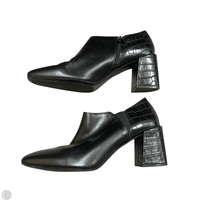 Boots Ankle Heels By Vionic In Black, Size: 10