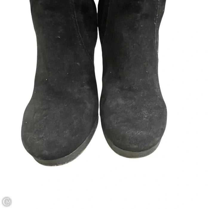 Boots Mid-calf Heels By Nine West In Black, Size: 11